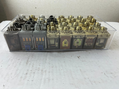 Mixed Industrial Plug-In Relay Lot 32pcs Schrack Releco Zettler 24V 10A Used