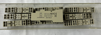 Omron P2RF-08-S Relay Socket 8‑Pin Screwless Clamp DIN Rail – Lot of 10 units