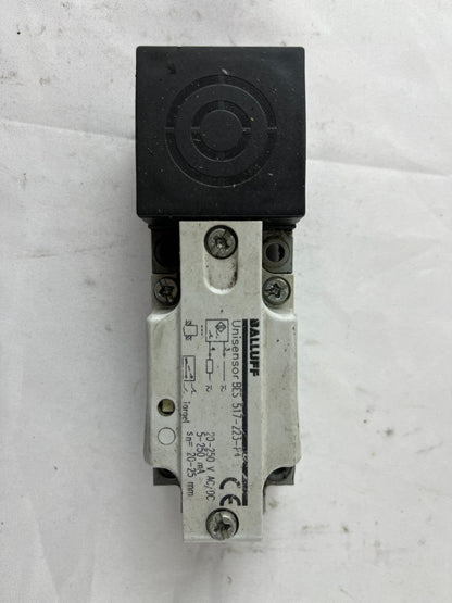 Balluff BES 517-223-P4 Unisensor Inductive Sensor 20-250V AC/DC 20-25mm Used