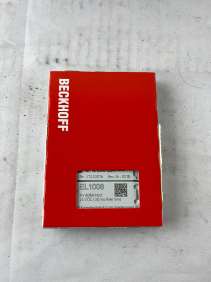 Beckhoff EL1008 EtherCAT Terminal 8‑Channel Digital Input 24V DC 3 ms New in Box