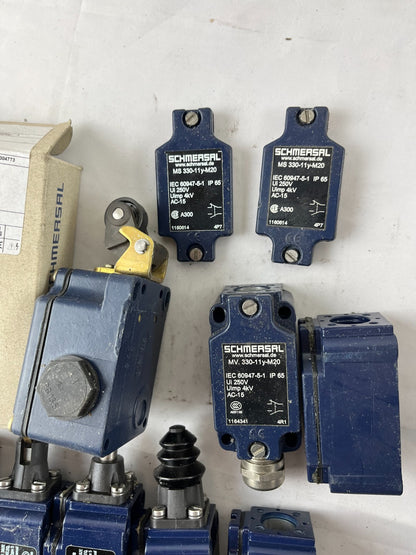 Schmersal MK/MV/MS/MR 330-11Y-M20 Limit Switch Assorted Lot 11x IP65 Used