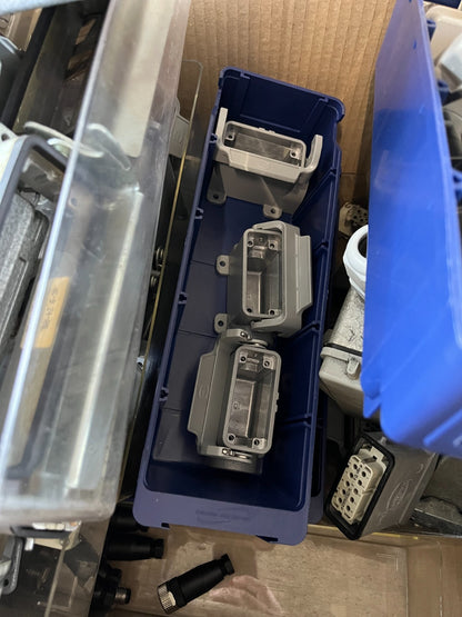 Harting Heavy Duty Connector Housings & Inserts Mixed Lot ~10kg Used Han Series