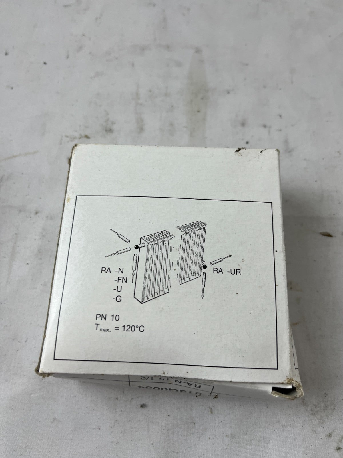 Danfoss RA-N 15 1/2 Radiator Valve 013G0034 Straight PN10 New Spare Unit