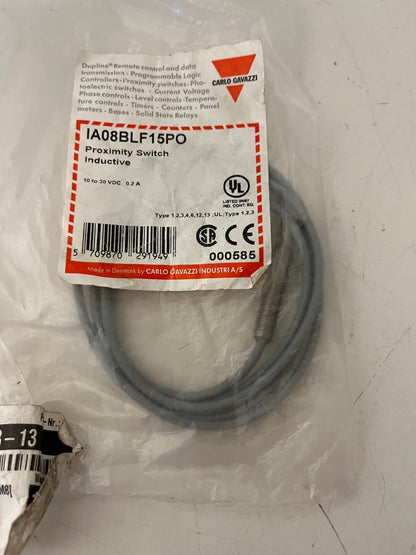 Carlo Gavazzi IA08BLF15PO Inductive Proximity Sensor M8 10-30VDC New in Bag