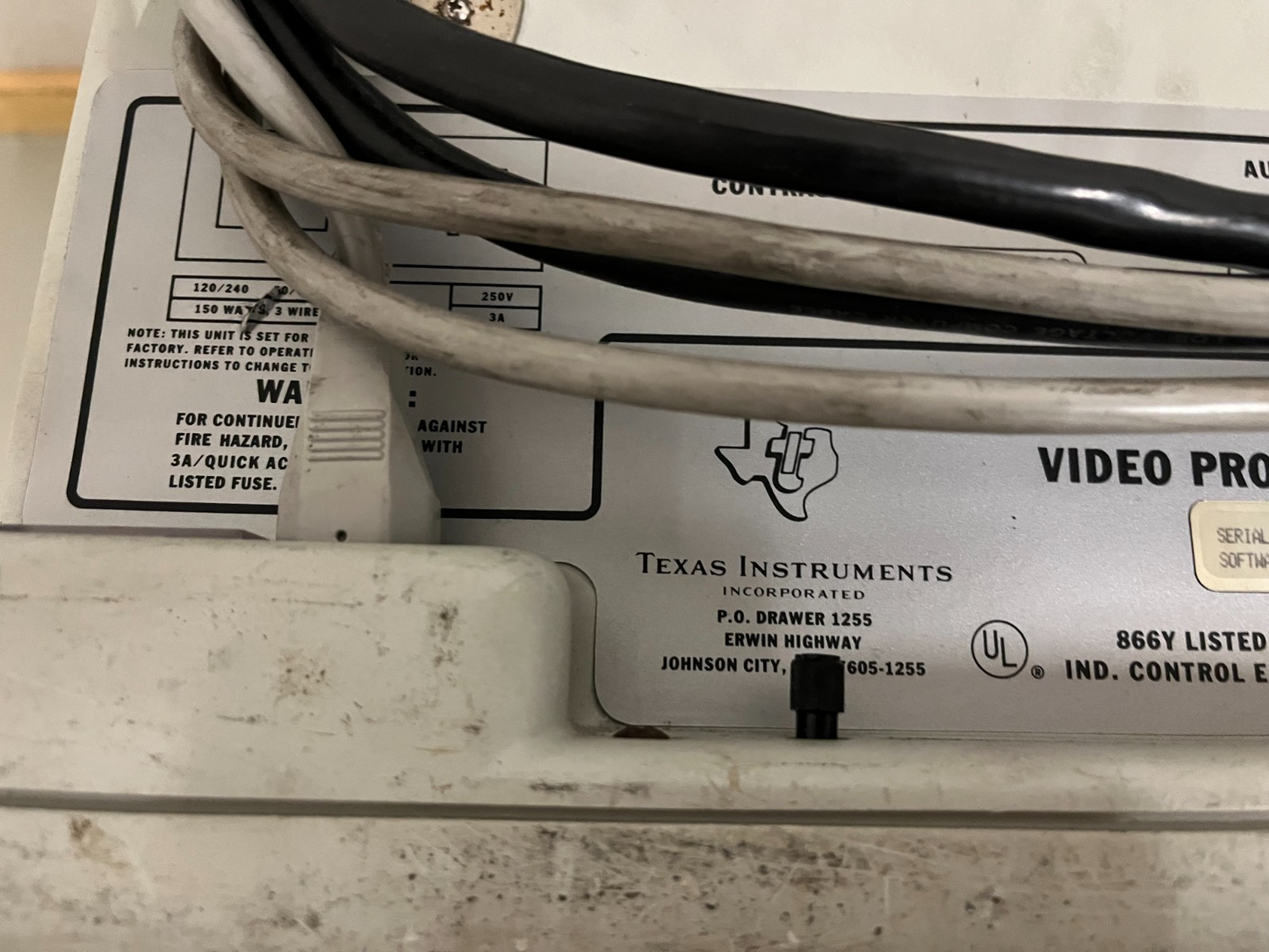 Texas Instruments VPU200 Video Programming Unit PLC Model 200 Untested Condition