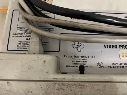 Texas Instruments VPU200 Video Programming Unit PLC Model 200 Untested Condition