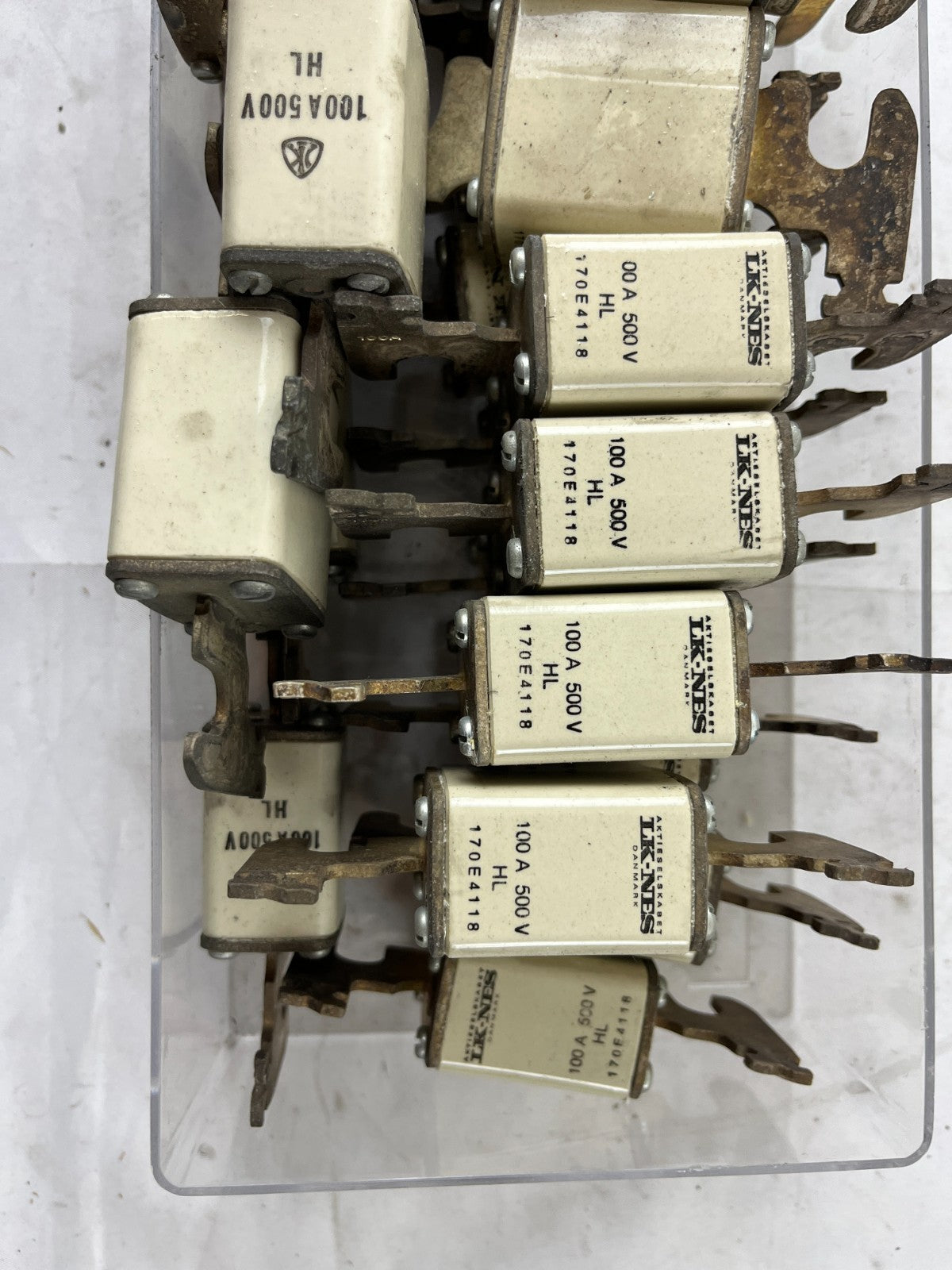 Bussmann 100A 500V HL Fuses Lot Of Approx 20 Used Spare Units