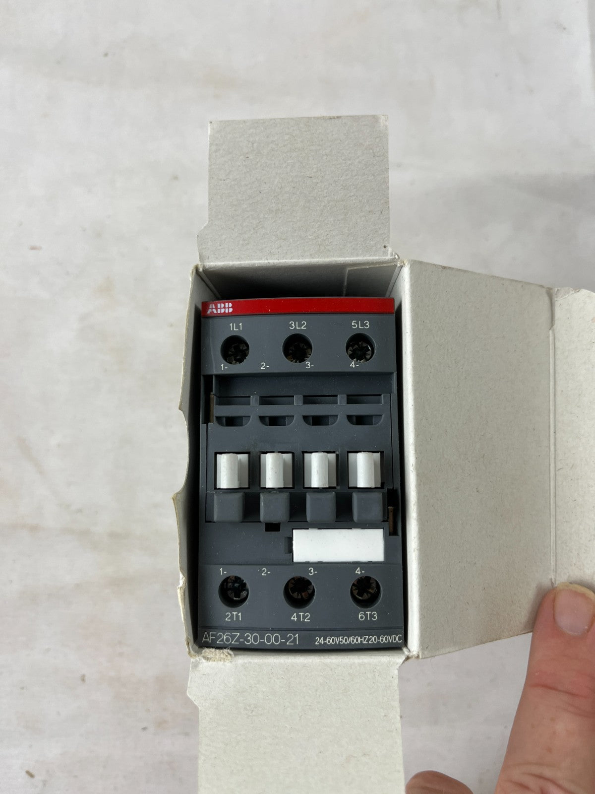 ABB AF26Z-30-00-21 Contactor 26A 11kW 3-Pole 24–60V AC/DC Coil New In Box