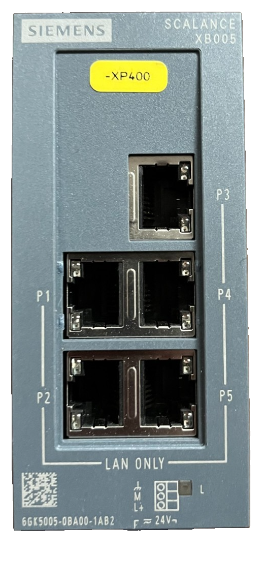 Siemens Scalance XB005 6GK5005-0BA00-1AB2 5-Port Industrial Ethernet Switch