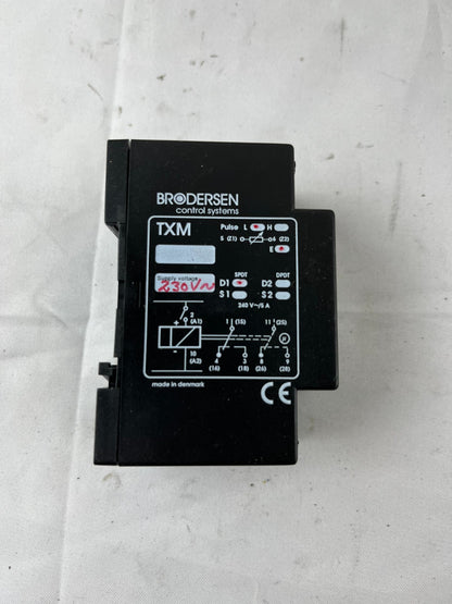 Brodersen UNIC TXM Timer Relay Module 230V AC Multifunction DIN Rail Used