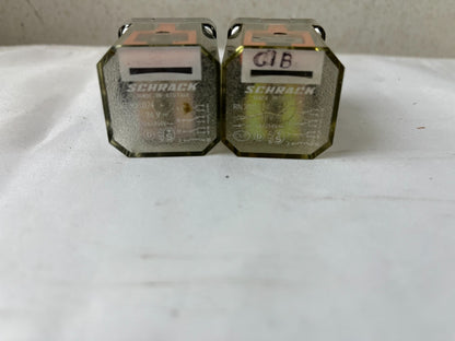 Schrack RN300024 Relay 24V DC 5A 11‑Pin Octal – Lot of 2 Used Spare Units