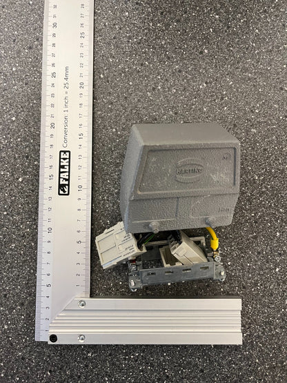 Harting Han Industrial Connector with Mixed Power & Data Modules - Used