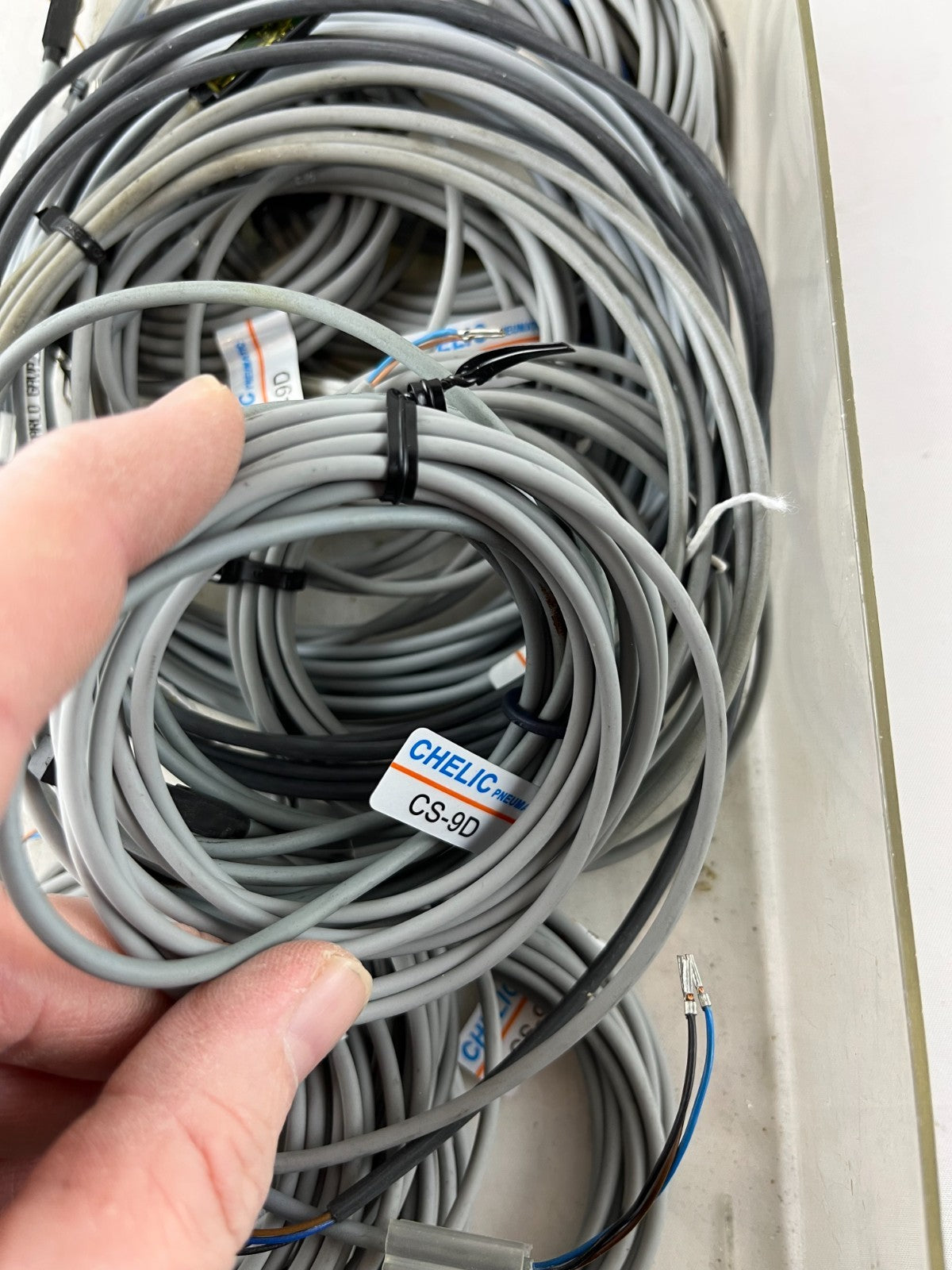 Proximity Sensor Cable Lot Chelic CS-9D Magnetic Switch Used Working Industrial