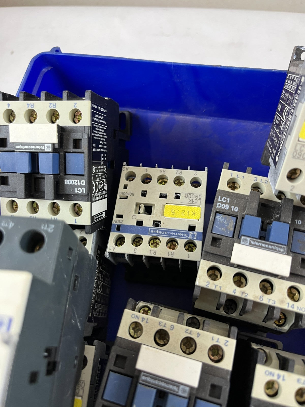 Telemecanique TeSys D Motor Contactors And Overload Relay Lot 18–20pcs Used