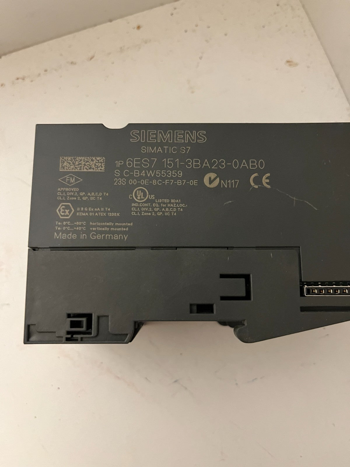 Siemens ET200S IM 151-3 PN 6ES7 151-3BA23-0AB0 High Feature Profinet Used Tested