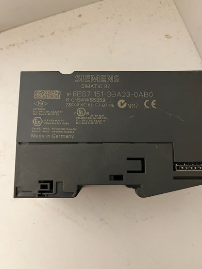 Siemens ET200S IM 151-3 PN 6ES7 151-3BA23-0AB0 High Feature Profinet Used Tested