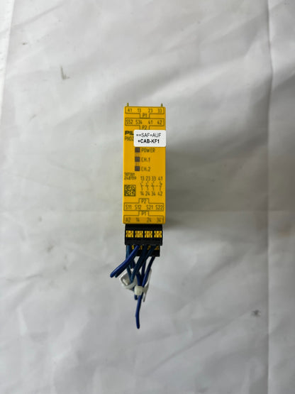 Pilz 787301 PNOZ X2.8P Safety Relay 24VAC/DC E-Stop 3n/o 1n/c Used Working Spare