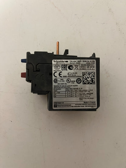 Schneider Electric LRD04 TeSys Thermal Overload Relay 0.4–0.63A 690V, Used OK