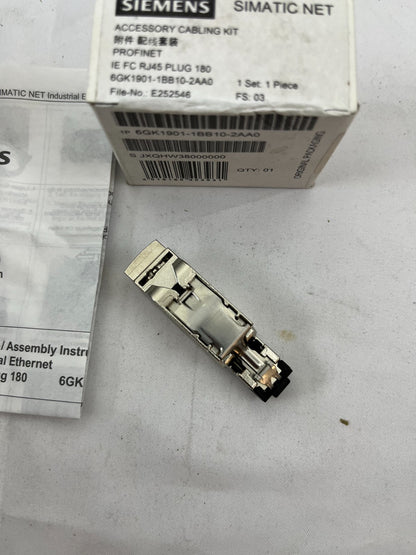 Siemens 6GK1901-1BB10-2AA0 IE FC RJ45 Plug 180 FastConnect Industrial Ethernet