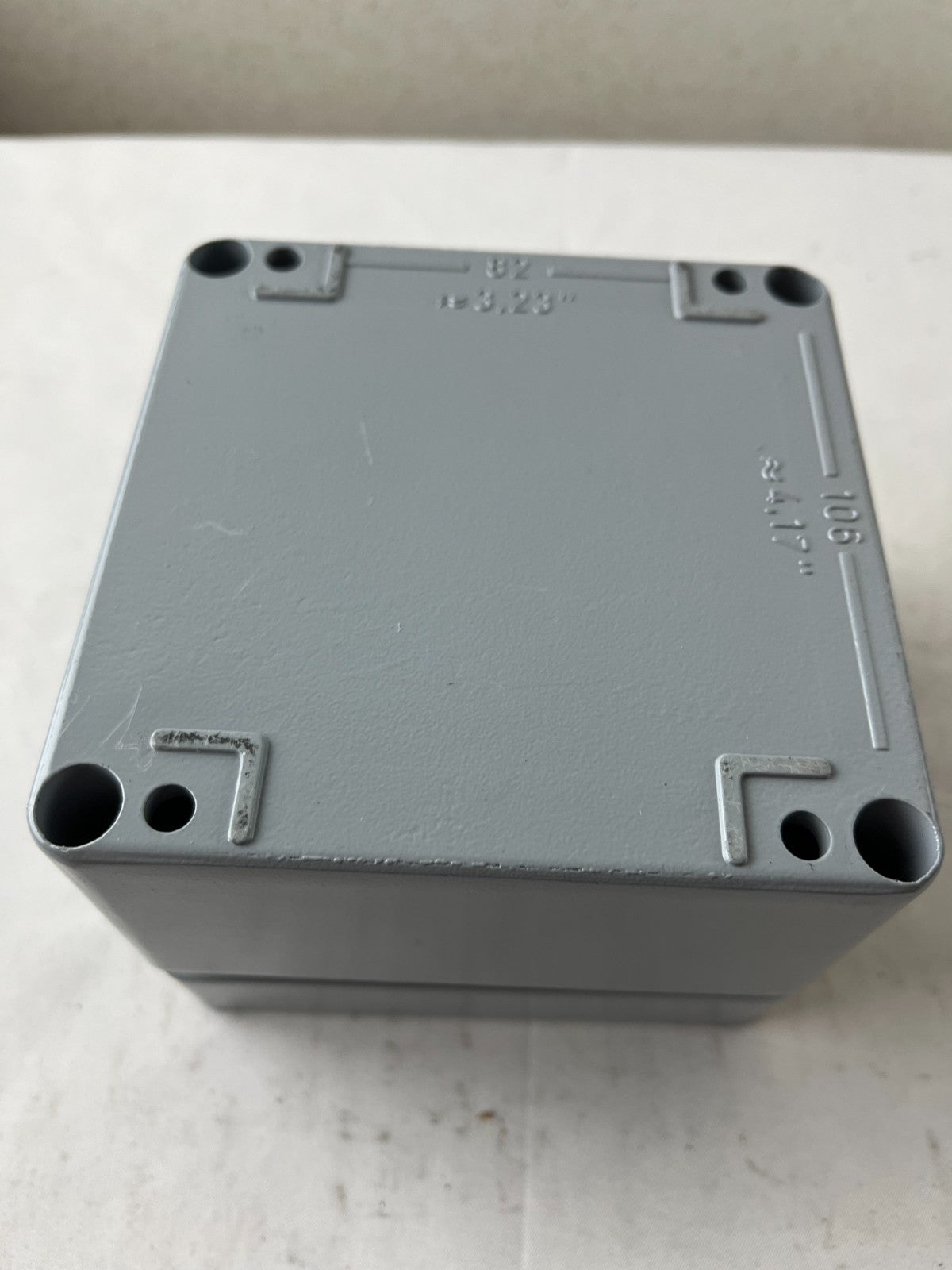 Industrial ABS Junction Box 82x106mm Grey Enclosure IP Rated New Spare Unit