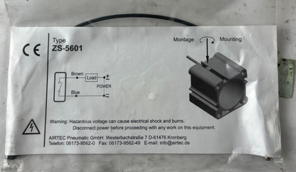 Airtec ZS-5601 Cylinder Reed Switch Sensor CE New Spare Unit