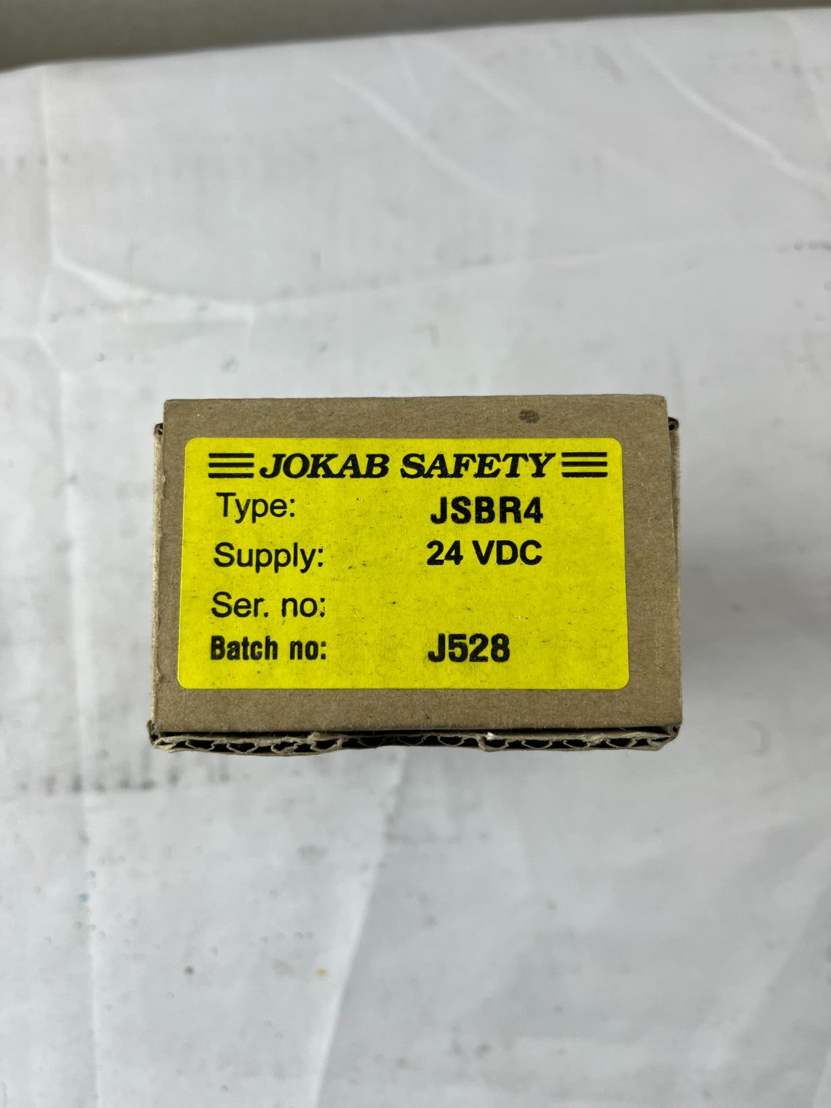 Jokab Safety JSBR4 Safety Relay 24 VDC 3NO/1NC NEW in Box Spare Part