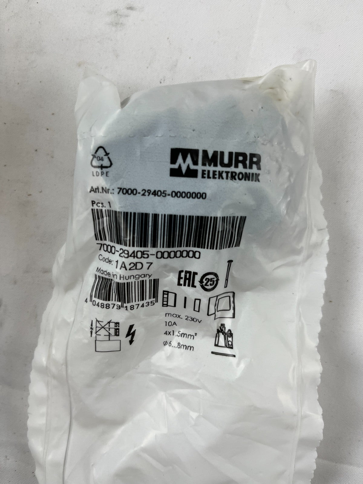 Lot of 21x Murr Elektronik 7000-29405-0000000 DIN 43650 Valve Connectors Form A