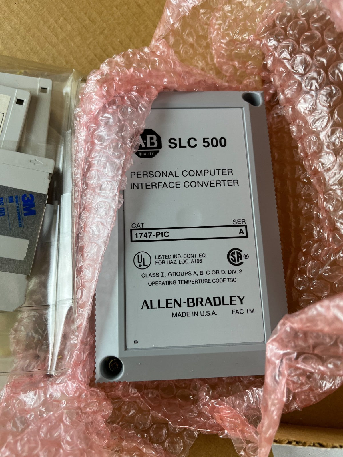 Allen-Bradley 1747-PIC SLC 500 RS-232 to DH-485 Interface Converter New