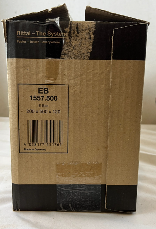Rittal EB 1557.500 Sheet-Steel Wall-Mounted Enclosure 200×500×120 mm IP66 New