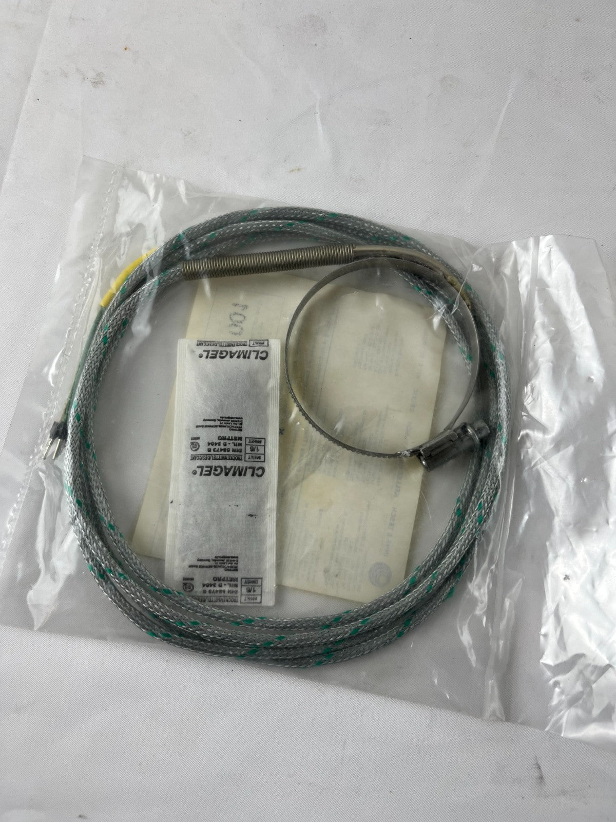 Ihne & Tesch TEF SP Thermocouple Type K Ø50‑70 mm Pipe Clamp Sensor 2m Cable
