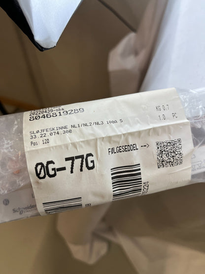 Schneider Acti9 A9XPH457 3L+N 100A 415V 57‑Module Comb Busbar Lot of 2x New