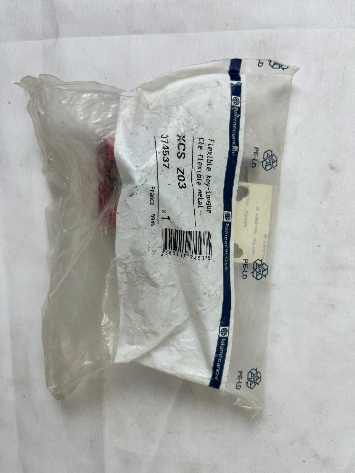 Telemecanique XCSZ03 Flexible Key Tongue Safety Switch Actuator Key New Spare