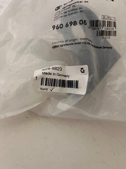 WERMA 960.698.05 Fixing Bracket/Angle - New Sealed Never Used - Spare Parts