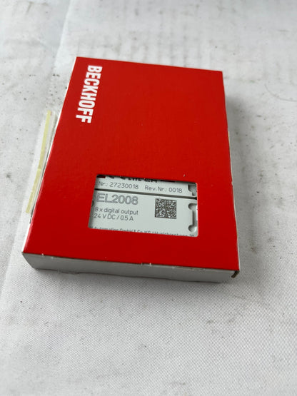 Beckhoff EL2008 EtherCAT Terminal 8‑Channel Digital Output 24V DC 0.5A New