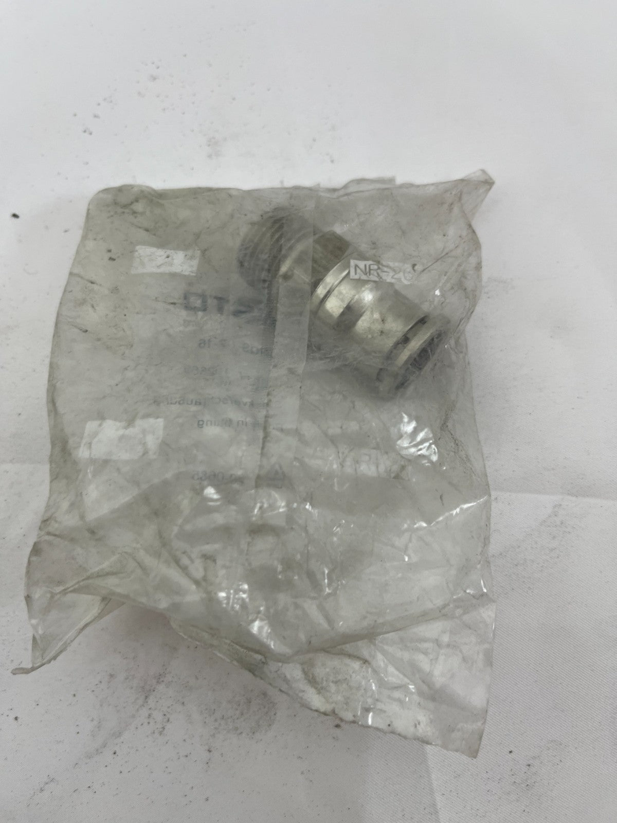 Festo CRQS-1/2-16 Push-In Fitting 162869 1/2" Male to 16mm Tube Sealed Unused