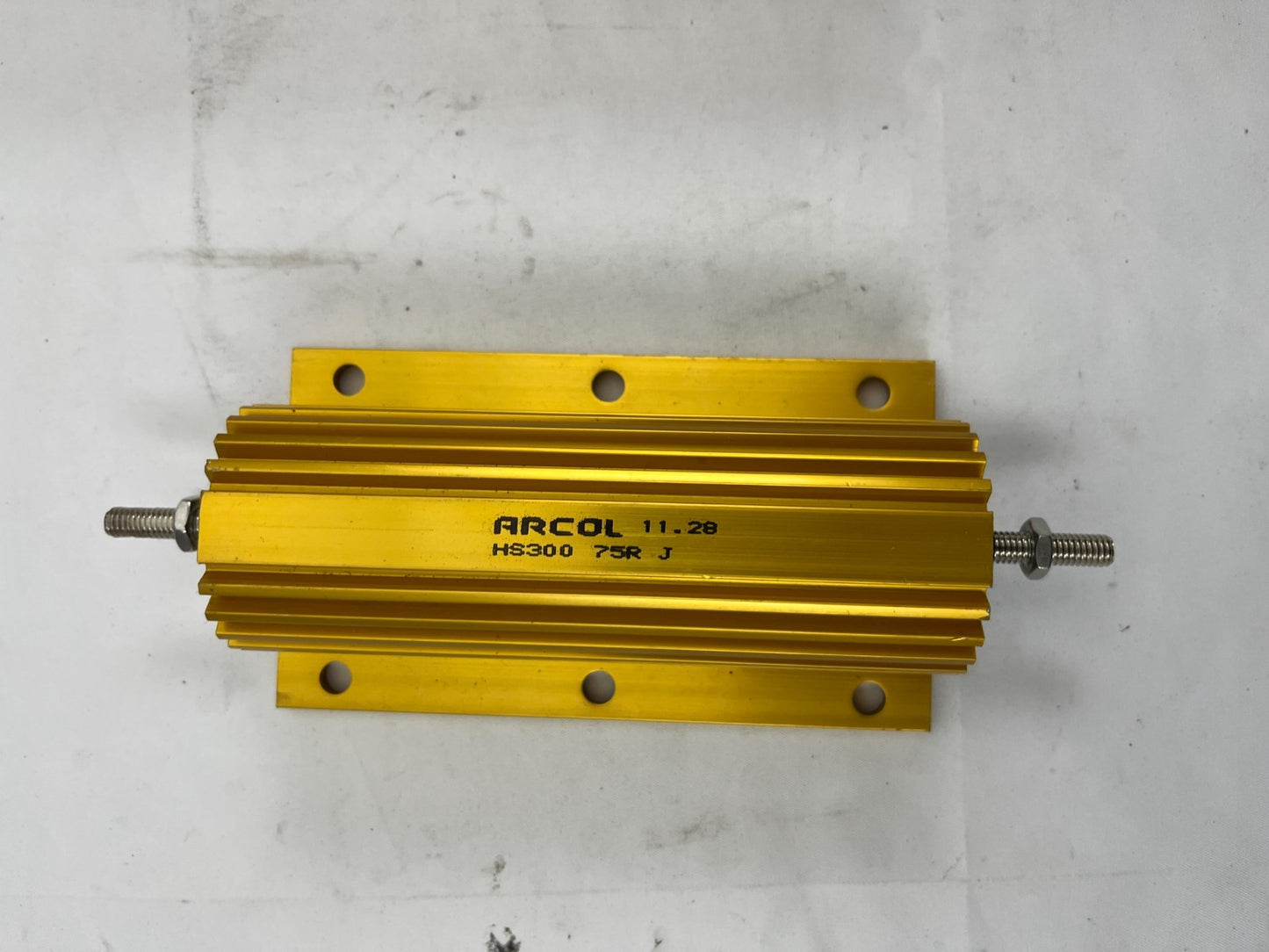 ARCOL HS300 75R J 300W 75 Ohm Wirewound Chassis Mount Resistor New UK Industrial