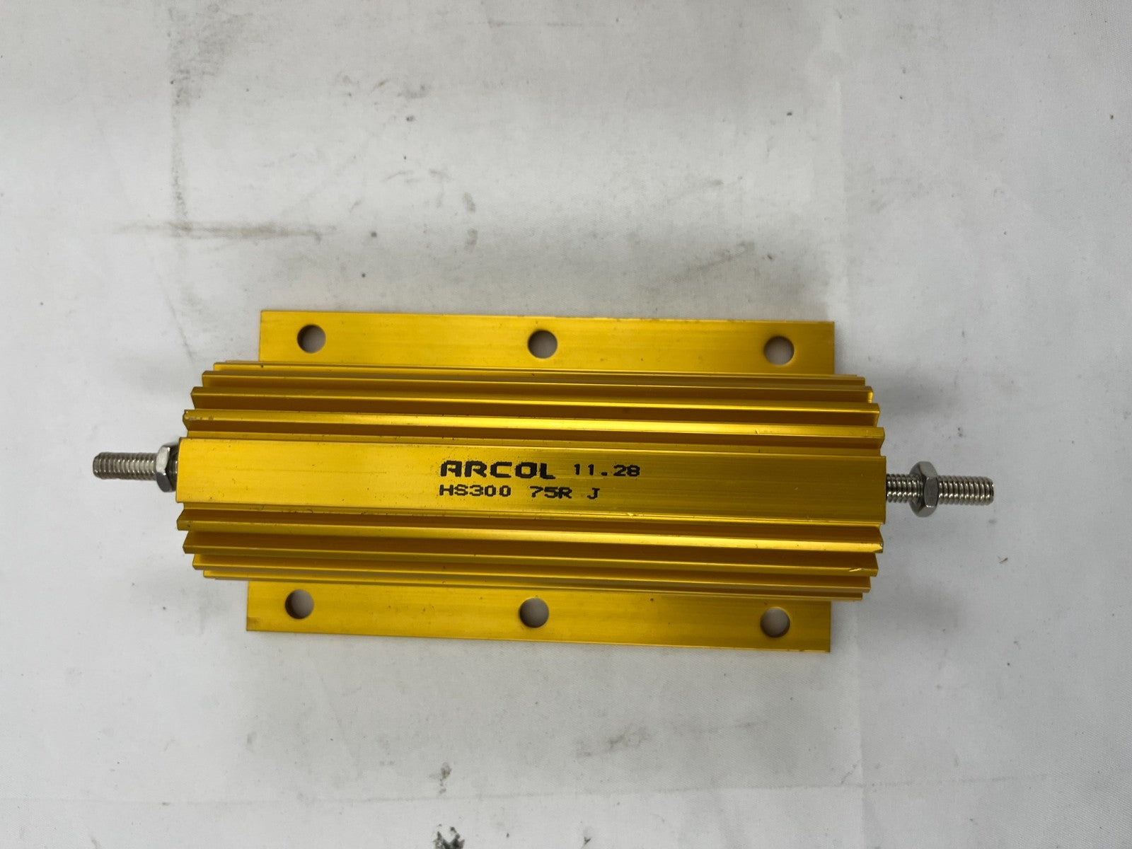 ARCOL HS300 75R J 300W 75 Ohm Wirewound Chassis Mount Resistor New UK Industrial