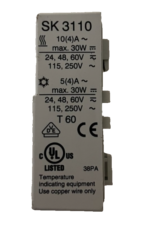 Rittal SK 3110 Enclosure Thermostat 24–250V 10(4)A Temperature Controller Used