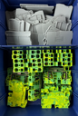 Phoenix Contact ST10-PE Ground Terminal Blocks + D-ST10 End Covers Lot Used