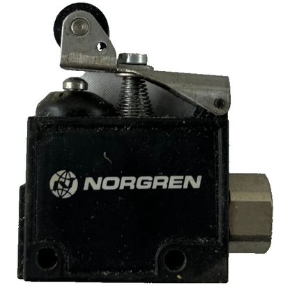 Norgren M/21/25 Pneumatic Roller Lever Valve G1/8 3/2 Bleed Actuated 2.7–10 bar