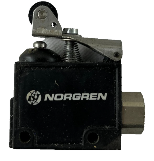 Norgren M/21/25 Pneumatic Roller Lever Valve G1/8 3/2 Bleed Actuated 2.7–10 bar