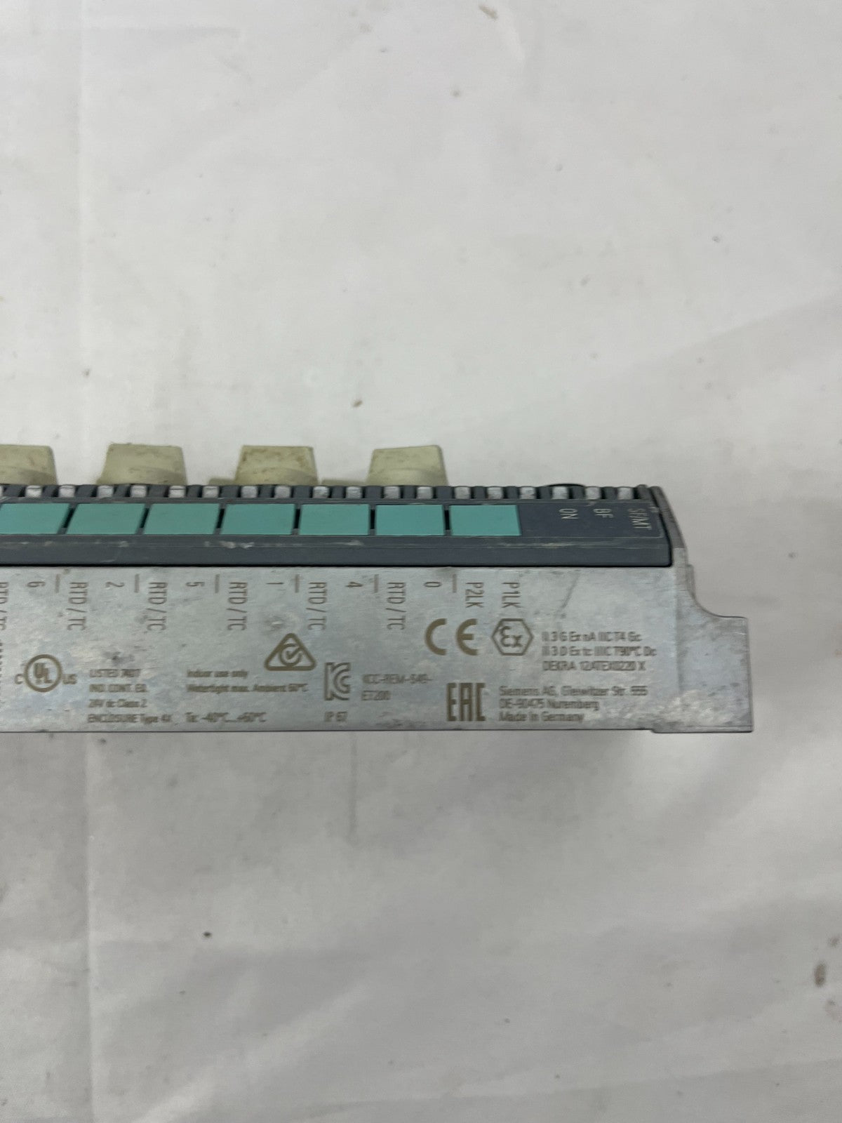 Siemens ET200eco PN Analog Input Module 8AI RTD/TC 144-6KD50-0AB0 IP67 Used