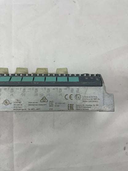 Siemens ET200eco PN Analog Input Module 8AI RTD/TC 144-6KD50-0AB0 IP67 Used