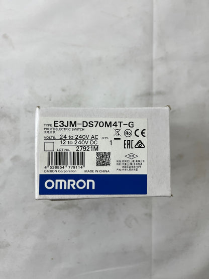 Omron E3JM-DS70M4T-G Photoelectric Switch 24-240VAC/DC New in Box
