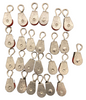 Lot of 25x Heavy Duty Small Pulleys - CE Marked, 60kg Capacity Each - Metal