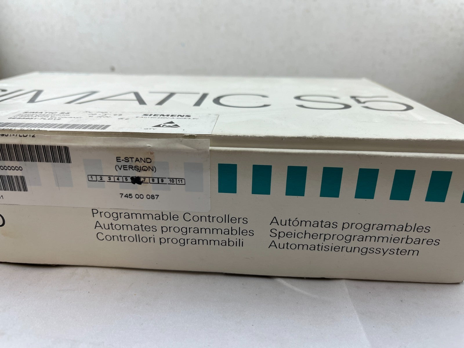 Siemens SIMATIC S5 PS 951 Power Supply 6ES5951‑7LD12 115/230 V AC 5 V DC 7/15 A