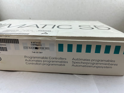 Siemens SIMATIC S5 PS 951 Power Supply 6ES5951‑7LD12 115/230 V AC 5 V DC 7/15 A