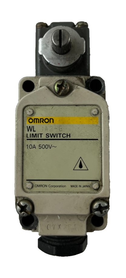 Omron WL Limit Switch WL3A2-G 10A 500V Rotary Shaft Used Spare Unit