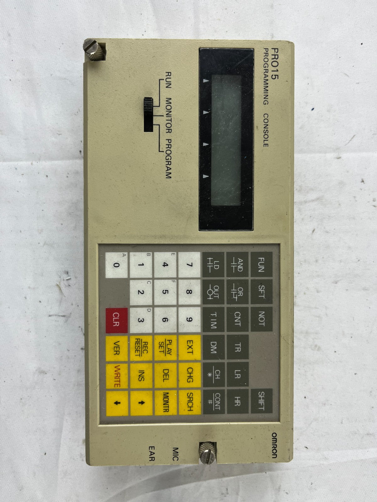 Omron C120‑PRO15 / 3G2A6‑PRO15 Programming Console Used Spare Part