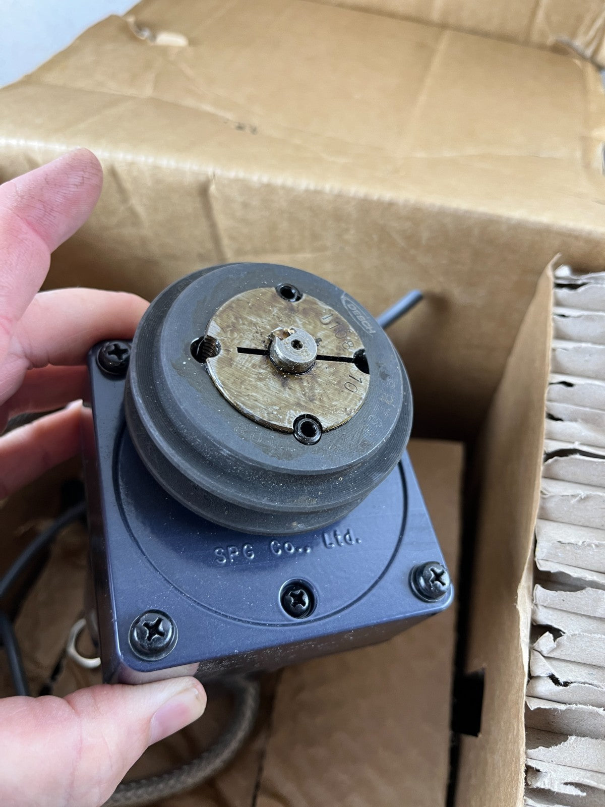 SPG S8I25GT-TCE Induction Motor 25W 220V 50/60Hz With IBC VVX 25W 75rpm New